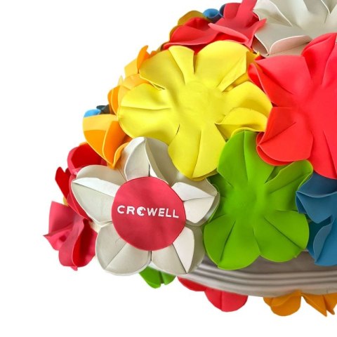 Czepek pływacki silikonowy Crowell Recycling Pearl jasnoniebieski kol.6 Crowell