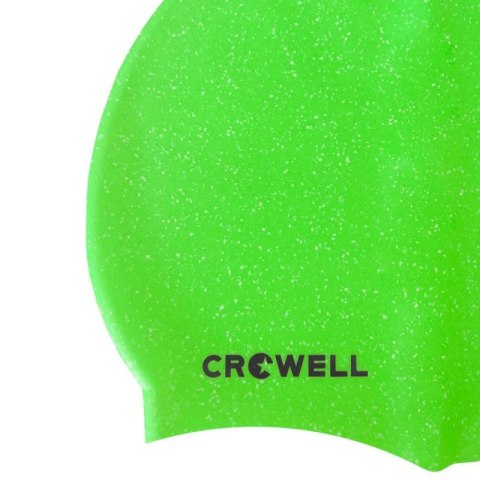 Czepek pływacki silikonowy Crowell Recycling Pearl jasnozielony kol.8 Crowell