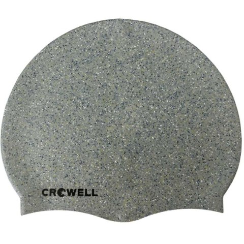 Czepek pływacki silikonowy Crowell Recycling Pearl srebrny kol.2 Crowell