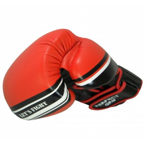 Rękawice bokserskie RBT-LF 14 oz czarno-czerwone MASTERS FIGHT EQUIPMENT
