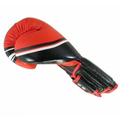 Rękawice bokserskie RBT-LF 14 oz czarno-czerwone MASTERS FIGHT EQUIPMENT