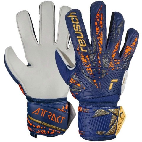 Rękawice bramkarskie Reusch Attrakt Solid Jr 5472515 4410 Reusch