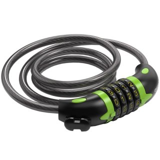 Zapięcie rowerowe Gerda szyfrowane linka z uchwytem, Kombo Flex 1200/10C OSKF012001006C0XP Gerda