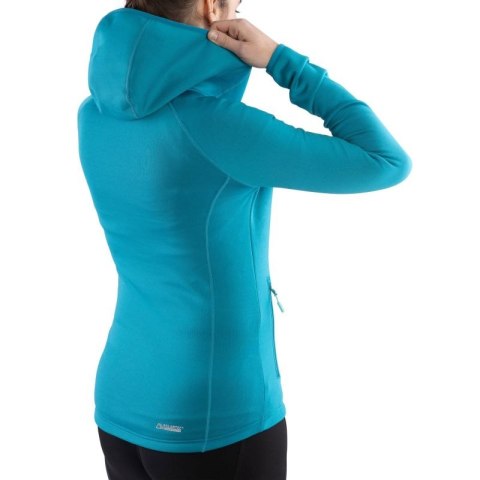 Bluza damska z kapturem Viking Jukon Hoodie Lady szybkoschnąca turkusowa (730/23/0900/70) Viking