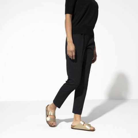 Klapki damskie Birkenstock Arizona Birko-Flor Gold złote regular szerokie (1016110) Birkenstock