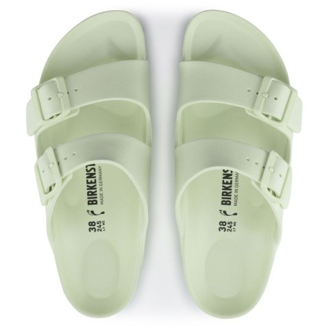 Klapki męskie Birkenstock Arizona Essentials EVA Regular Faded Lime na szeroką stopę piankowe (1024571) Birkenstock