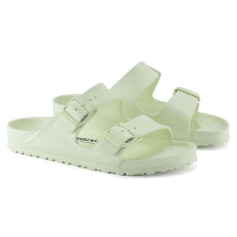 Klapki męskie Birkenstock Arizona Essentials EVA Regular Faded Lime na szeroką stopę piankowe (1024571) Birkenstock