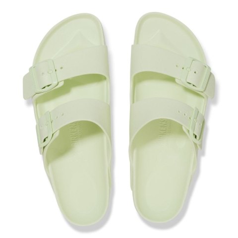 Klapki męskie Birkenstock Arizona Essentials EVA Regular Faded Lime na szeroką stopę piankowe (1024571) Birkenstock
