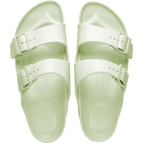 Klapki męskie Birkenstock Arizona Essentials EVA Regular Faded Lime na szeroką stopę piankowe (1024571) Birkenstock