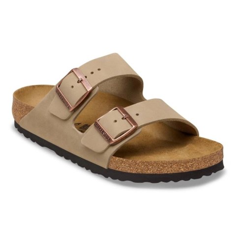 Klapki męskie brązowe Birkenstock Arizona Tabacco Brown narrow wąskie (0352203) Birkenstock