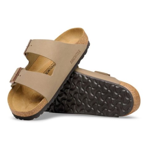 Klapki męskie brązowe Birkenstock Arizona Tabacco Brown narrow wąskie (0352203) Birkenstock
