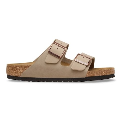 Klapki męskie brązowe Birkenstock Arizona Tabacco Brown narrow wąskie (0352203) Birkenstock