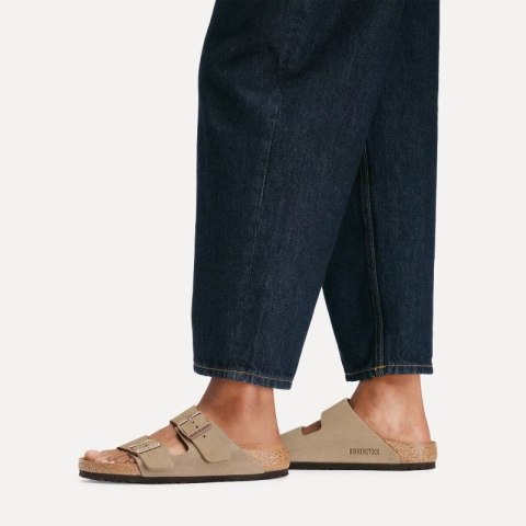 Klapki męskie brązowe Birkenstock Arizona Tabacco Brown narrow wąskie (0352203) Birkenstock