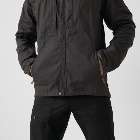 Kurtka z kapturem zimowa męska Fjällräven Skogsö Jacket M outdoorowa ocieplana szara (F81698-030) Fjällräven