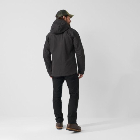 Kurtka z kapturem zimowa męska Fjällräven Skogsö Jacket M outdoorowa ocieplana szara (F81698-030) Fjällräven