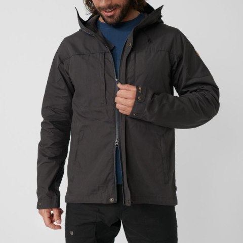 Kurtka z kapturem zimowa męska Fjällräven Skogsö Jacket M outdoorowa ocieplana szara (F81698-030) Fjällräven