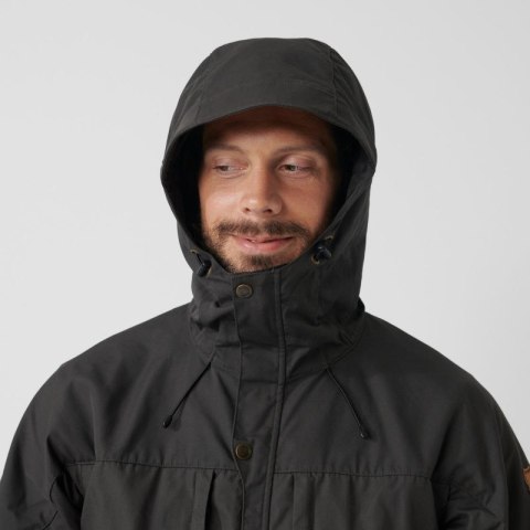 Kurtka z kapturem zimowa męska Fjällräven Skogsö Jacket M outdoorowa ocieplana szara (F81698-030) Fjällräven