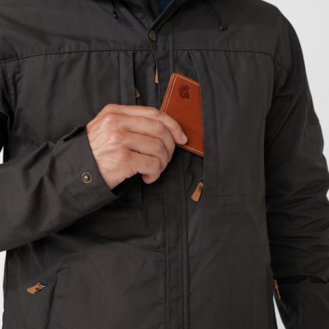 Kurtka z kapturem zimowa męska Fjällräven Skogsö Jacket M outdoorowa ocieplana szara (F81698-030) Fjällräven