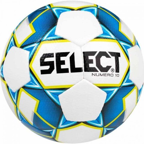 Piłka nożna Select Numero 10 biało-niebiesko-żółta 16806 Select
