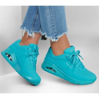 Buty sportowe damskie Skechers Uno Stand On Air sneakersy zielone (73690-TURQ) Skechers