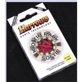 Końcówki do rzutek Softip Harrows Spare Micro 100 szt Harrows