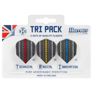 Piórka Harrows Tri Pack Supergrip 3x3 HS-TNK-000013294 Harrows