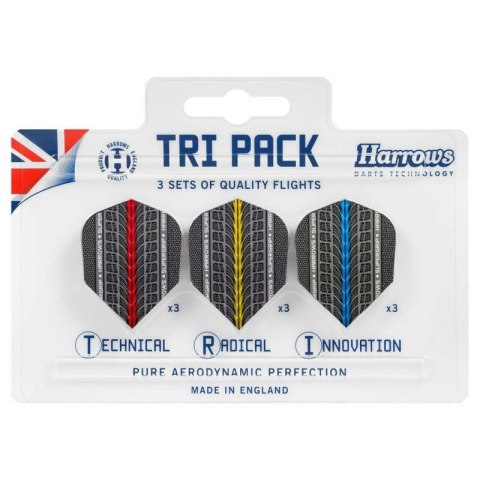Piórka Harrows Tri Pack Supergrip 3x3 HS-TNK-000013294 Harrows