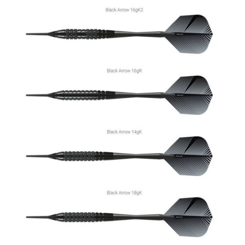 Rzutki Harrows Black Arrow Softip HS-TNK-000013120 Harrows