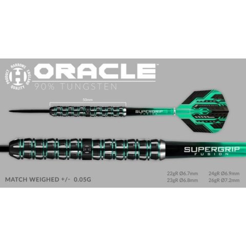 Rzutki Harrows Oracle 90% Steeltip HS-TNK-000013375 Harrows