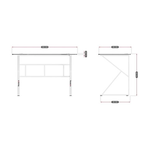 Biurko gamingowe Huzaro Hero 1.6 White Inny