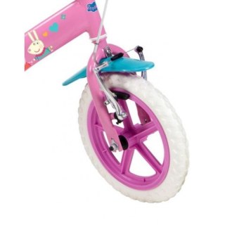 Rower dziecięcy 12" Świnka Peppa różowa 1195 Pink Toimsa