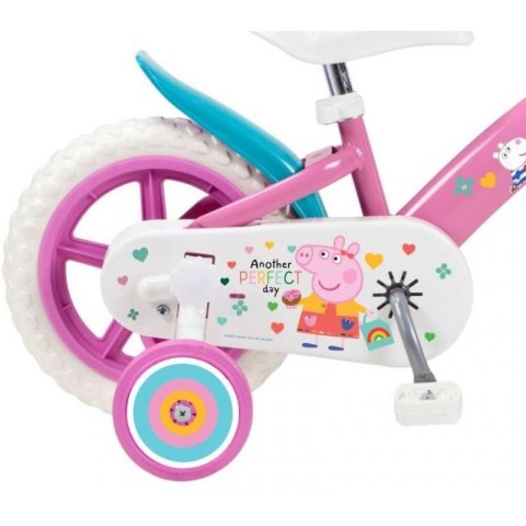 Rower dziecięcy 12" Świnka Peppa różowa 1195 Pink Toimsa