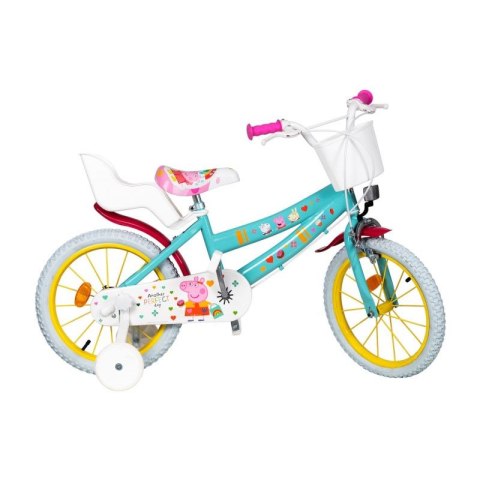 Toimsa-Rower dzieciecy 16" Swinka Peppa zielony Toimsa