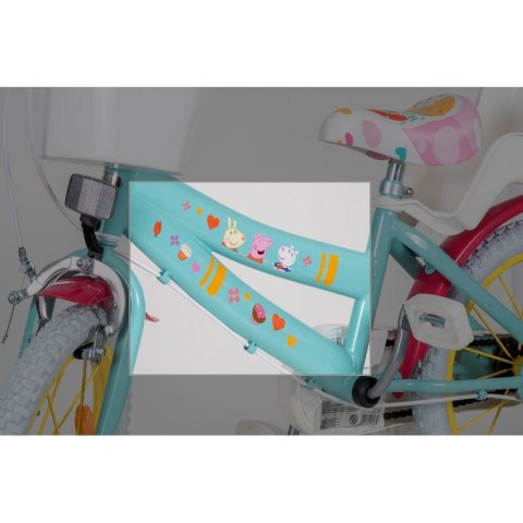 Toimsa-Rower dzieciecy 16" Swinka Peppa zielony Toimsa