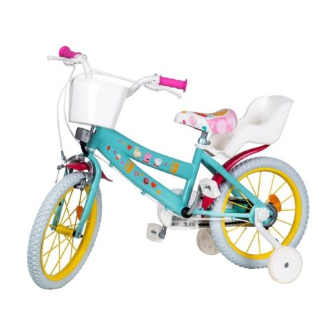 Toimsa-Rower dzieciecy 16" Swinka Peppa zielony Toimsa