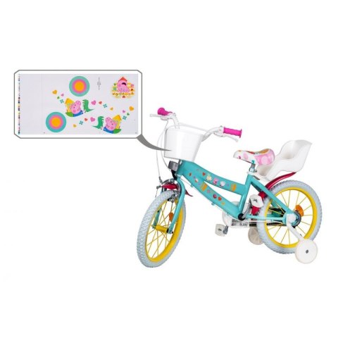 Toimsa-Rower dzieciecy 16" Swinka Peppa zielony Toimsa