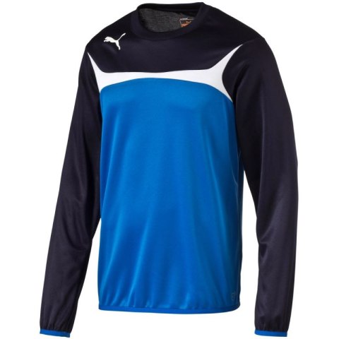 Bluza męska Puma Esito 3 Trainig Sweat niebiesko-czarna 653967 02 Puma