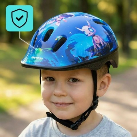 Kask rowerowy Meteor KS06 Alien Jr 17439 r. S 48-52 cm Meteor