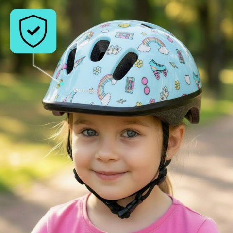 Kask rowerowy Meteor KS06 Rainbow Jr 17434 r.XS 44-48 cm Meteor