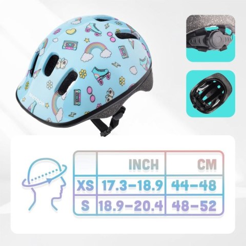 Kask rowerowy Meteor KS06 Rainbow Jr 17435 r. S 48-52 cm Meteor