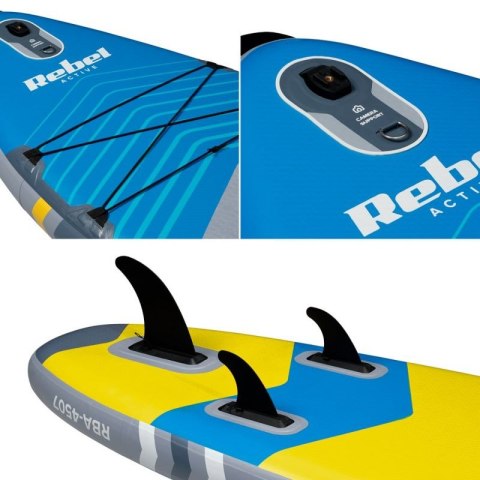 Deska SUP REBEL ACTIVE RBA-4507 - niebieska Rebel