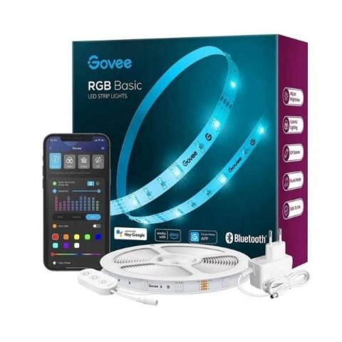 Govee H615A LED Strip Light 5m; Taśma LED; Wi-Fi, RGB Govee