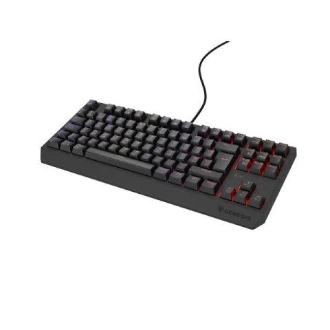 KLAWIATURA DLA GRACZY GENESIS THOR 230 TKL DE RGB MECHANICZNA OUTEMU RED CZARNA HOT SWAP