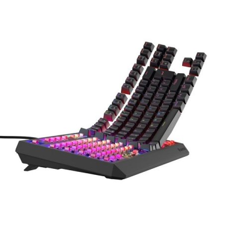 KLAWIATURA DLA GRACZY GENESIS THOR 230 TKL DE RGB MECHANICZNA OUTEMU RED CZARNA HOT SWAP
