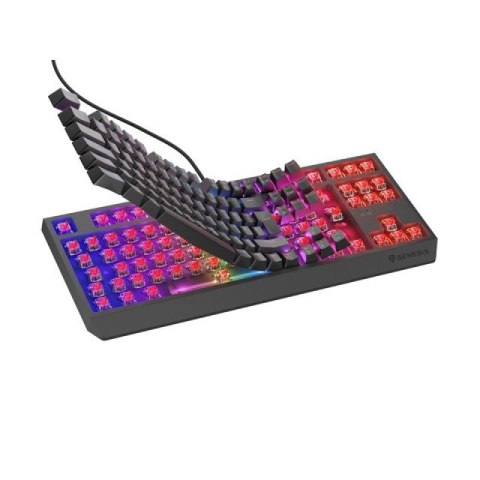 KLAWIATURA DLA GRACZY GENESIS THOR 230 TKL DE RGB MECHANICZNA OUTEMU RED CZARNA HOT SWAP