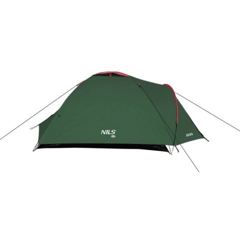 Namiot kempingowy NILS CAMP Rocker NC6013 3 osobowy zielono-czerwony Nils Extreme
