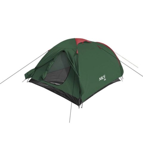 Namiot kempingowy NILS CAMP Rocker NC6013 3 osobowy zielono-czerwony Nils Extreme