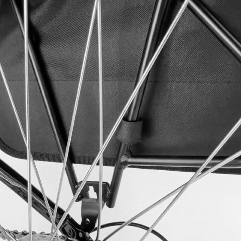 Wozinsky sakwa rowerowa na bagażnik podwójna 28 l czarna (WBB34BK) Wozinsky