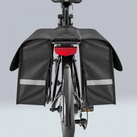 Wozinsky sakwa rowerowa na bagażnik podwójna 28 l czarna (WBB34BK) Wozinsky