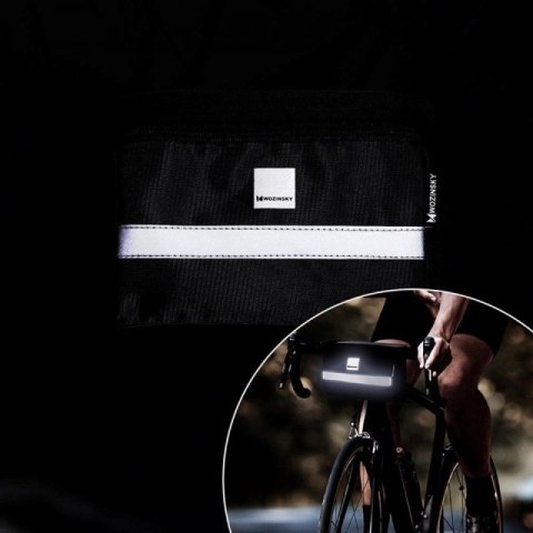 Wozinsky torba rowerowa na kierownicę z etui na telefon 2 l czarny (WBB12BK) Wozinsky